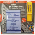 Swanson Original 7.25 in. L X .875 in. H Aluminum Speed Square