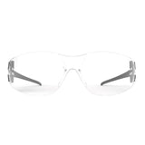 Edge Eyewear Anti-Fog Viso Safety Glasses Clear Lens Black Frame