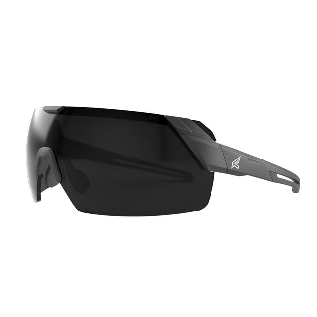 Edge Eyewear Anti-Fog Makalu Safety Glasses Smoke Lens Black Frame