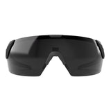 Edge Eyewear Anti-Fog Makalu Safety Glasses Smoke Lens Black Frame