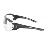 Edge Eyewear Anti-Fog Taven Safety Glasses Clear Lens Black Frame