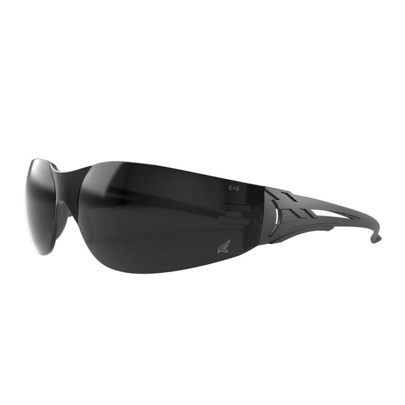 Edge Eyewear Anti-Fog Viso Safety Glasses Smoke Lens Black Frame