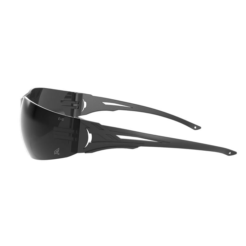 Edge Eyewear Anti-Fog Viso Safety Glasses Smoke Lens Black Frame