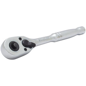 Stanley 1/4 in. drive SAE Quick Release Pear Head Ratchet 72 teeth