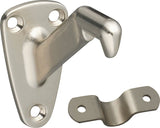 National Hardware N830-117 Handrail Bracket, 250 lb, Zinc, Satin Nickel