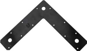 National Hardware 1177BC Series N266-474 Corner Brace, 9 in L, 2 in W, 9 in H, Steel, 1/8 Thick Material