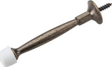 National Hardware N830-145 Door Stop, 4 in Projection, Steel, Antique Brass