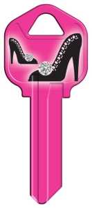 Hy-Ko 16005KW1-35 Key Blank, High Heel, Brass, Nickel-Plated, For:, KW1 Key Number, Kwikset KW1 Keyways, Pack of 5