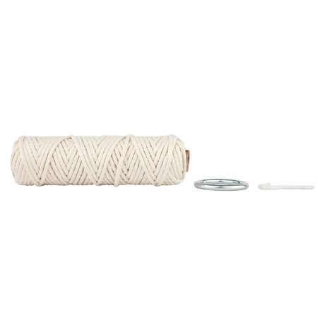 National Hardware N900-013 Plant Hanger Hardware Kit, Cotton/Dacron/Fiber/Steel, Natural/White