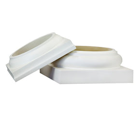 Hb&G PermaCast Plus Series 45141 Cap and Base Set, Polyurethane, For: 10 in Size Column