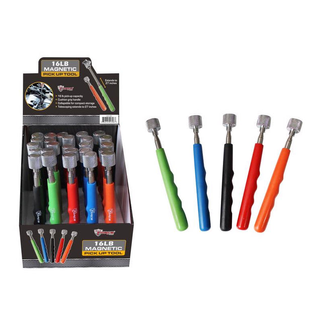 Diamond Visions 27 in. L X 1 in. W Multi-colored Magnetic Pick-Up Tool, Pack of 25