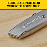 Stanley Classic 99 6 in. Retractable Utility Knife Gray 1 pk, Pack of 6