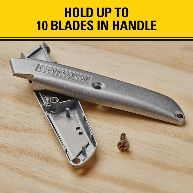 Stanley Classic 99 6 in. Retractable Utility Knife Gray 1 pk, Pack of 6