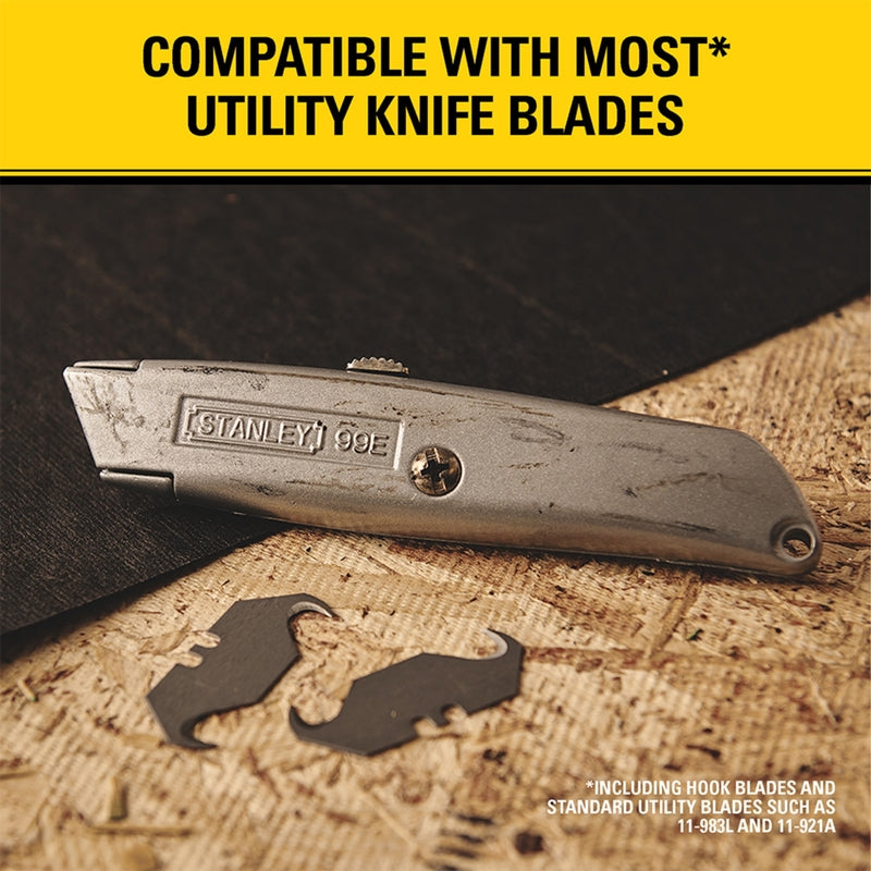 Stanley Classic 99 6 in. Retractable Utility Knife Gray 1 pk, Pack of 6
