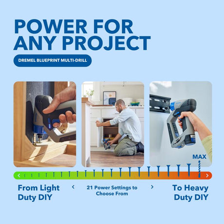 Dremel 12V Blueprint 1/4 in. Brushless Compact Cordless Drill/Driver Kit (Battery & Charger)