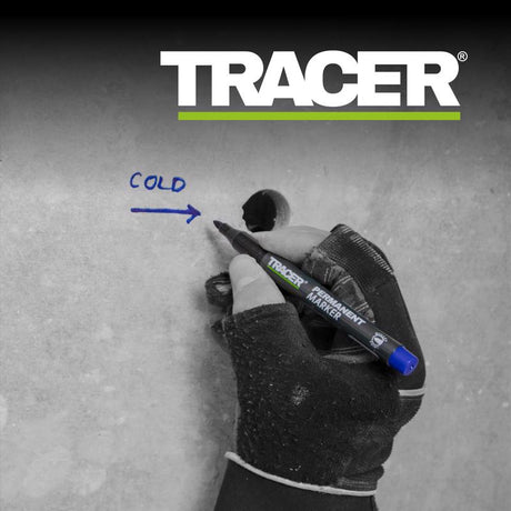 Tracer 6 in. L Permanent Marker Blue 1 pc