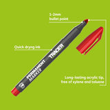 Tracer 6 in. L Permanent Marker Red 1 pc