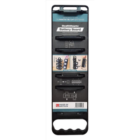 StealthMounts Battery Rack Black