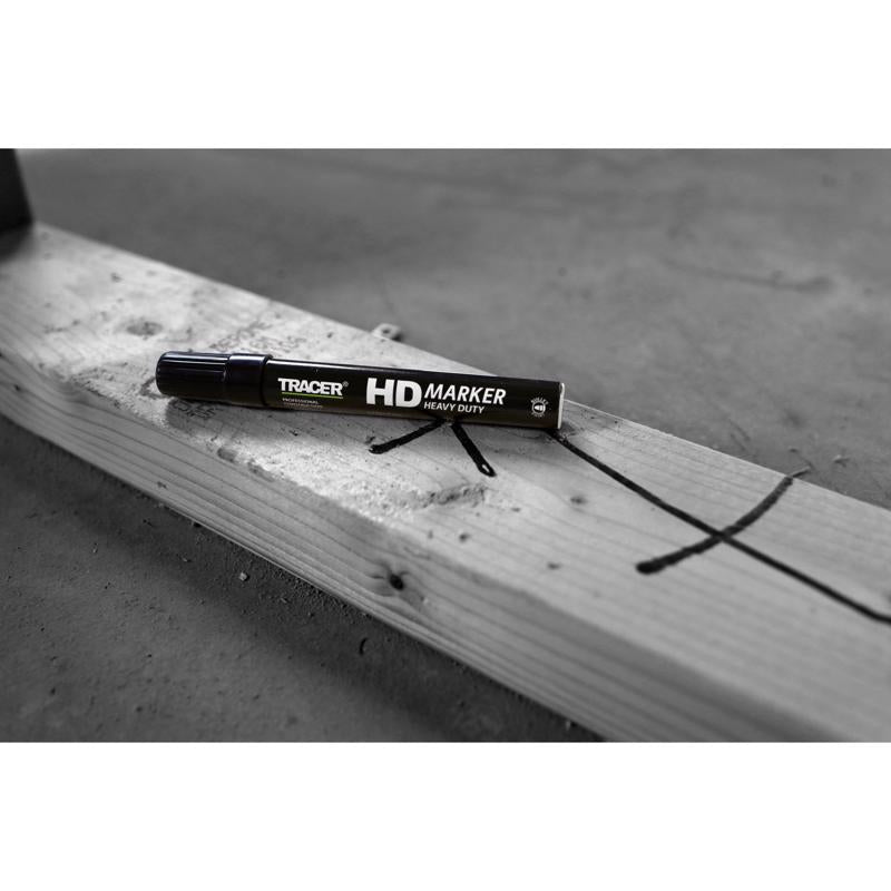 Tracer 6 in. L Permanent Marker Black 1 pc