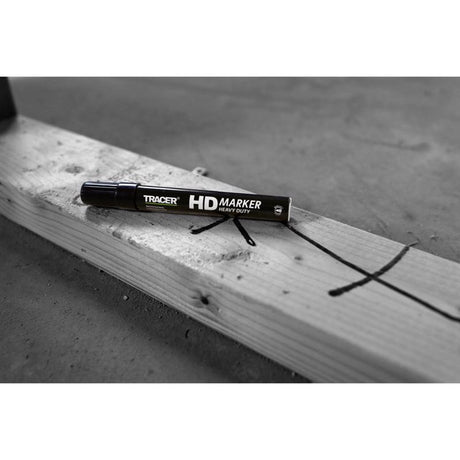 Tracer 6 in. L Permanent Marker Black 1 pc