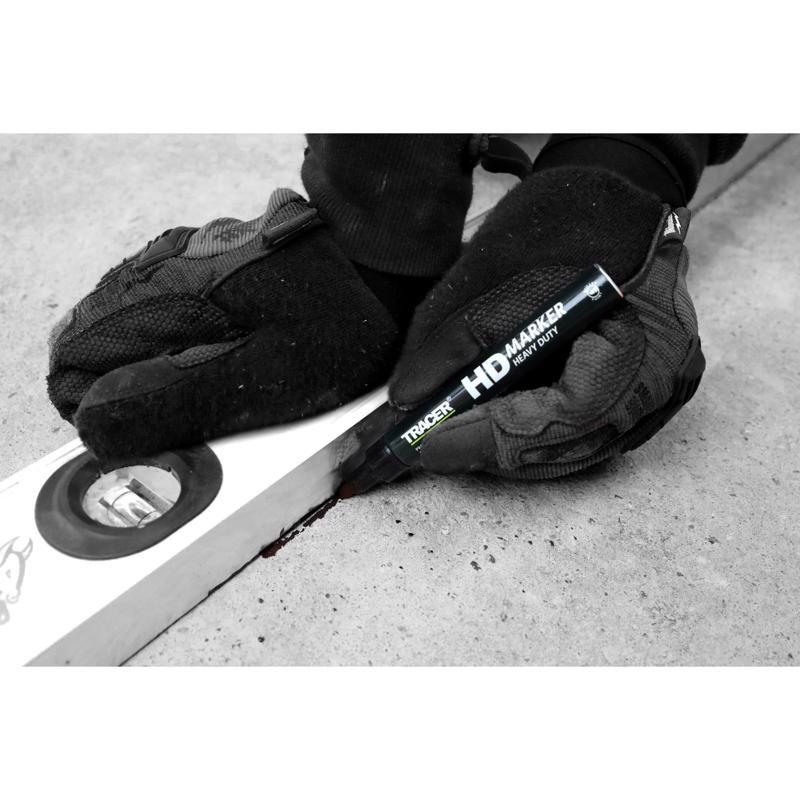 Tracer 6 in. L Permanent Marker Black 1 pc