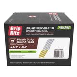 Grip-Rite 4-1/2 in. Framing Steel Nail Full Round Head 2000 pc