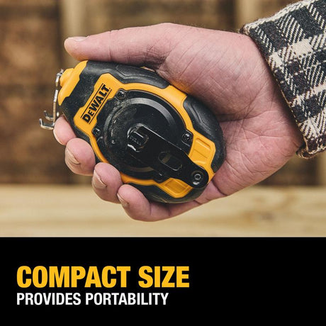 DeWalt Blue Compact Chalk Line Reel Kit 50 ft. Braided