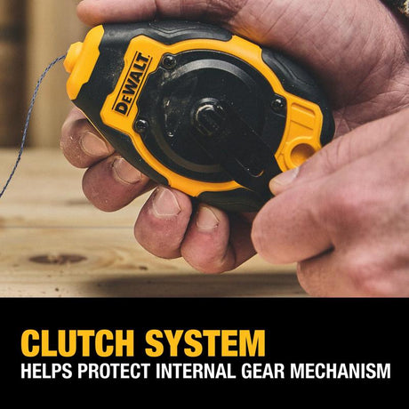 DeWalt Blue Compact Chalk Line Reel Kit 50 ft. Braided