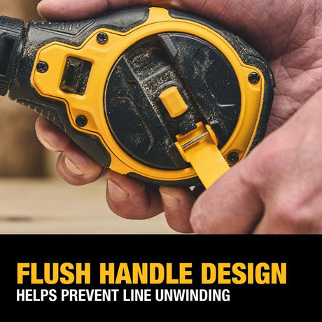 DeWalt Bi-Material Chalk Line Reel Bold Braided Line