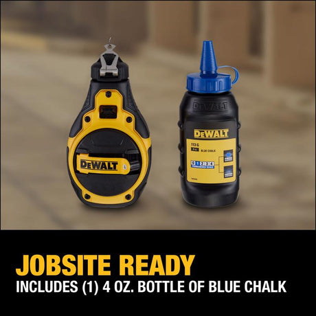 DeWalt Blue Bi-Material Chalk Line Reel Kit