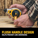 DeWalt Toughseries Red Chalk Line Reel Kit Bold Braided Line