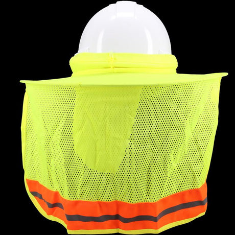 PIP EZ-Cool Hard Hat Brim with Neck Shade Yellow