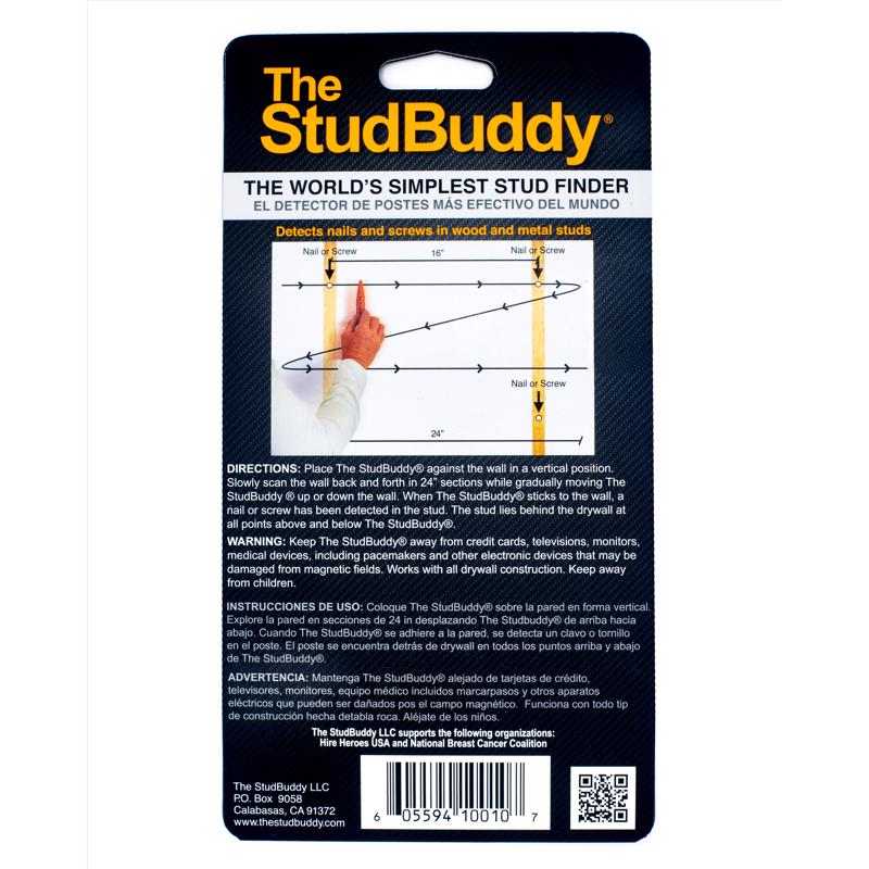 The StudBuddy 5.5 in. L X 1 in. W Magnetic Stud Finder 2 in. 1 pc