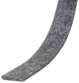 Frost King S214/17H Door Weatherstrip, 1-1/4 in W, 3/16 in Thick, 17 ft L, Felt Cloth, Gray, Nail, Staple, Tack