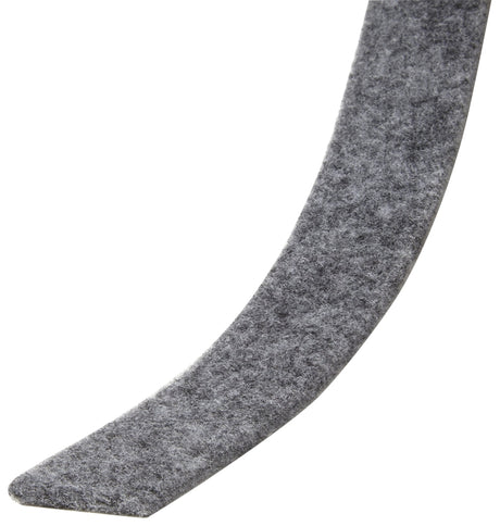 Frost King S214/17H Door Weatherstrip, 1-1/4 in W, 3/16 in Thick, 17 ft L, Felt Cloth, Gray, Nail, Staple, Tack