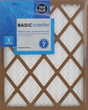 True Blue 216201 Air Filter, 20 in L, 16 in W, 7 MERV, 600 um MPR, Cardboard Frame, Pack of 12