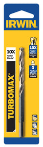 Irwin Turbomax 3/32 in. X 2-1/4 in. L High Speed Steel Drill Bit Straight Shank 2 pc