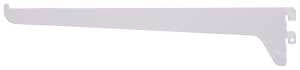 ProSource 25228PHL-PS Single and Utility Shelf Bracket, 90 lb/Pair, 12 in L, 2-1/2 in H, Steel, White, Pack of 30