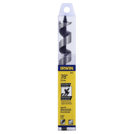 IRWIN 7/8 in. D X 7.5 in. L Auger Bit Carbon Steel 1 pc
