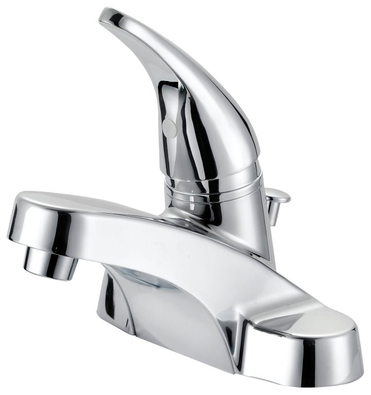 Boston Harbor TQ-F4510042CP Lavatory Faucet, 1.2 gpm, 1-Handle, 3-Faucet Hole, Metal/Plastic, Chrome Plated