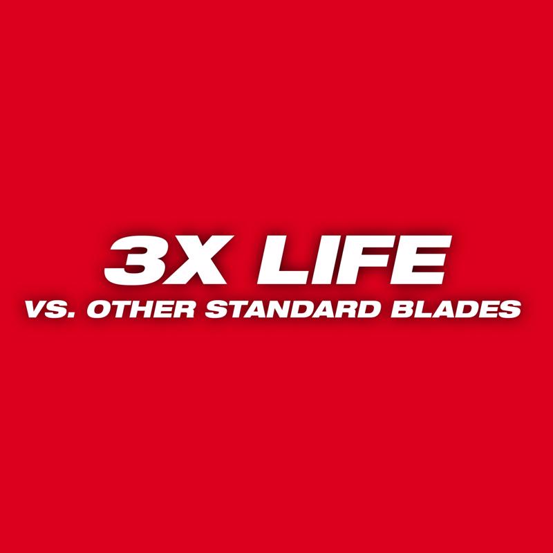 Milwaukee SAWZALL 4 in. Bi-Metal Double Duty Upgrade Reciprocating Saw Blade 14 TPI 5 pk