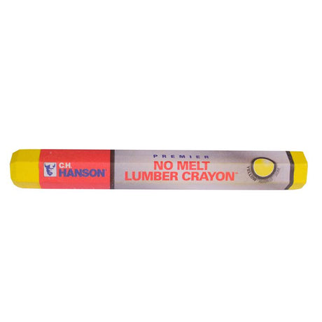 C.H. Hanson 4.5 in. L Lumber Crayon Yellow 1 pc, Pack of 12