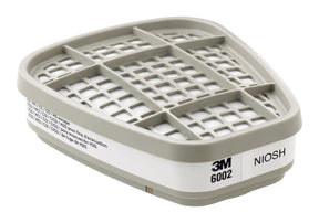 3M Acid Gas Respirator Cartridge Replacement Gray 2 pc