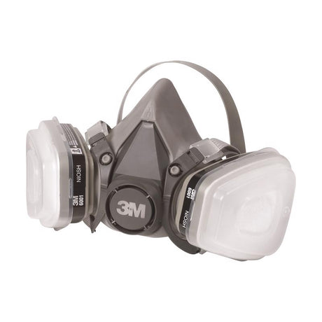 3M P95 Paint Project Respirator Supply Kit 6000 & 7000 Gray 8 pc