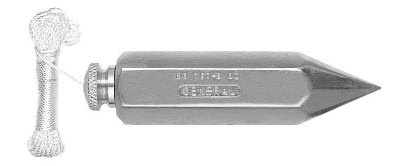 General 12 oz Steel Plumb Bob 4.5 in. L 1 pc