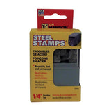 C.H. Hanson 1/4 in. Number Stamp Set 9 pc