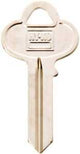 Hy-Ko 11010CO5 Key Blank, Brass, Nickel, For: Corbin Russwin Cabinet, House Locks and Padlocks, CO5 Key Number, Pack of 10