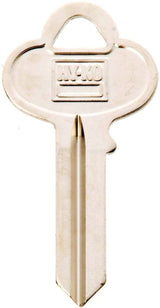 Hy-Ko 11010CO5 Key Blank, Brass, Nickel, For: Corbin Russwin Cabinet, House Locks and Padlocks, CO5 Key Number, Pack of 10