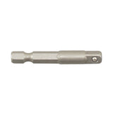 Best Way Tools Hex/Square 1/4 in. X 2 in. L Socket Adapter Carbon Steel 100 pc