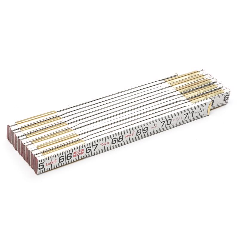 Crescent Lufkin 72 in. L X 5/8 in. W Wood 2-Way Folding Rule SAE